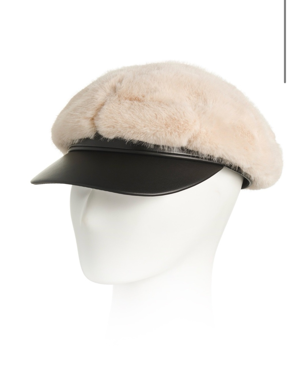 RACHEL ZOE
faux fur cabby hat